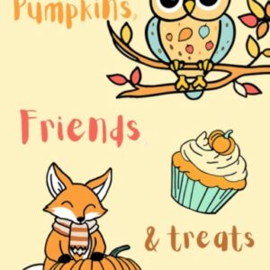 Pumpkins, Friends & Treats Colouring Book