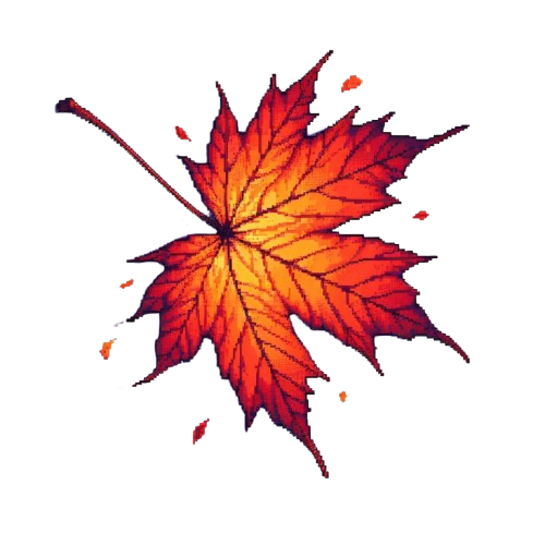 Fall leaf falling